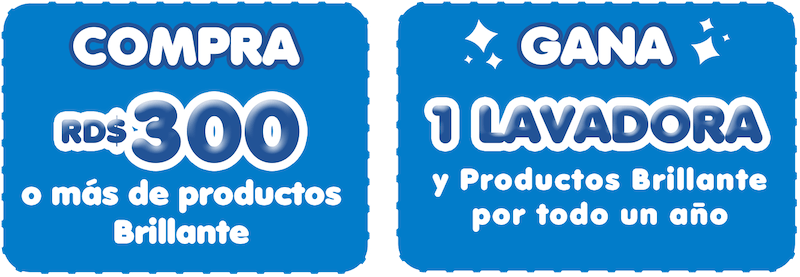 Lava y Gána con Brillante